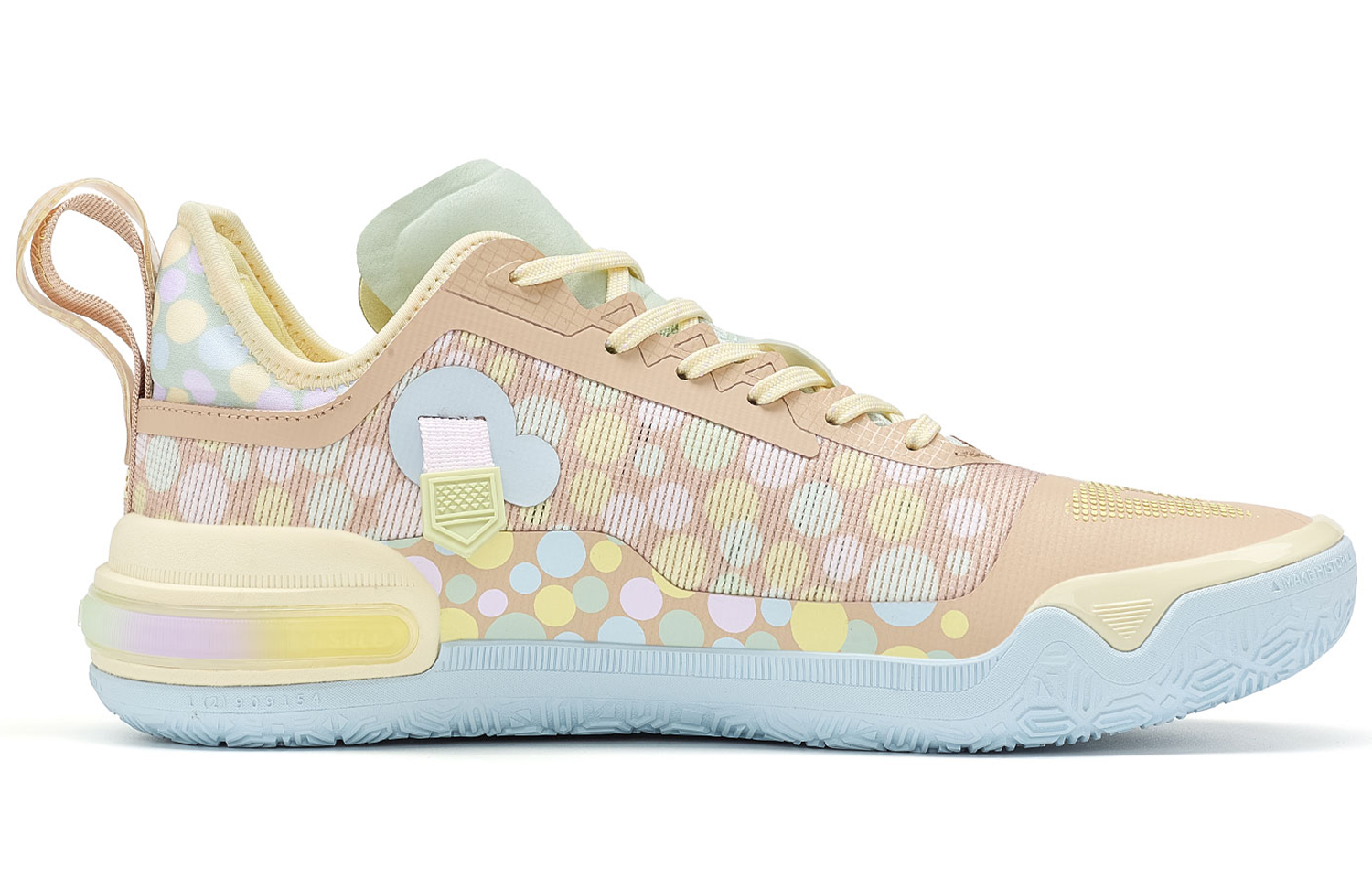PEAK Andrew Wiggins AW1 Slip Resistant Abrasion Resistant Low top Basketball Shoes Men’s Pink Replaceable Edition