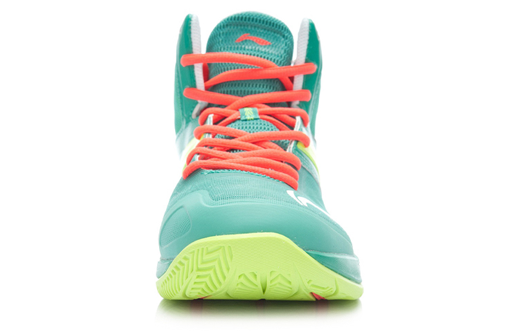 Li Ning Super Light 12 Cushioning Support Cushioning Support Mid top Basketball Shoes Unisex Green