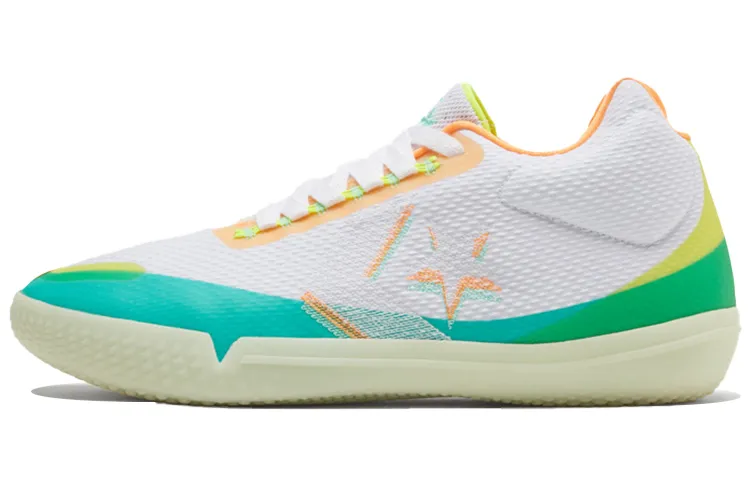 All Star Bb Evo Converse Mid 'Hi-Vis Collection - White Green Glow'