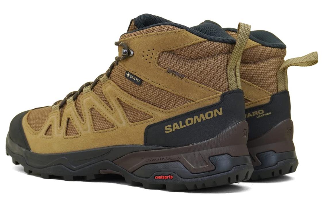 SALOMON X Ward Cushioning Mid top Outdoor Shoes Men’s Burnt Earth