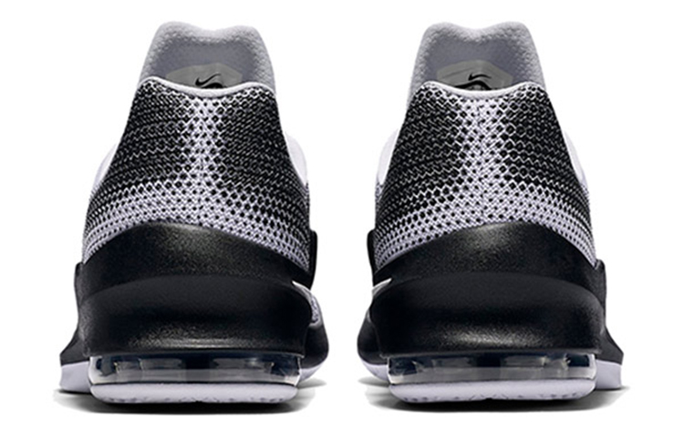 Мужские кроссовки Nike Air Max Infuriate Low (черно-белые) — фото 5