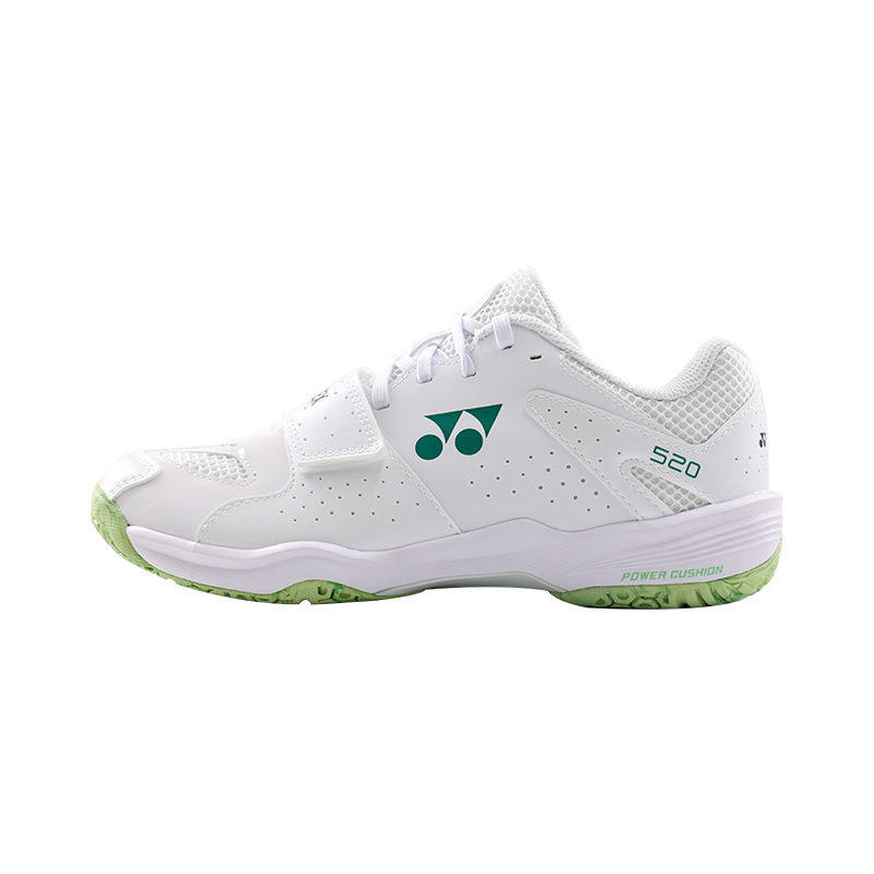 YONEX 520 Textile, Synthetic Leather Low top Badminton Shoes Unisex White Green