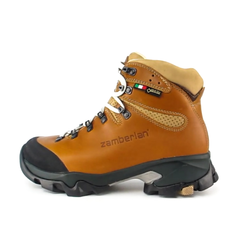 ZANBEILA Comfortable Cushioning, Non Slip, And Waterproof Breathable Support Mid top Hiking Shoes Women's Camel