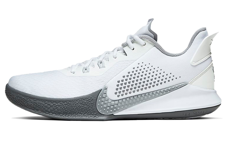 Кроссовки Nike Nike Mamba Fury (черно-бело-серые)