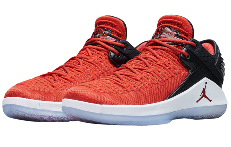 Мужские кроссовки Jordan Air Jordan 32 Low PF Chicago "Win Like 96" (красный / черный / белый) — Красный / чёрный / белый — фото 3