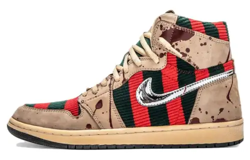 Jordan Air Jordan 1 Shoe Surgeon, comfortable and versatile, non-slip and wear-resistant, high-top, retro basketball shoes, same style for men and women, brown