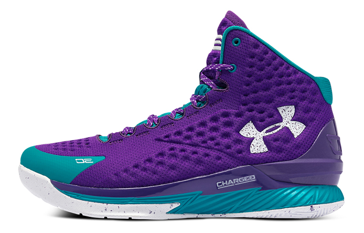 Мужские кроссовки Under Armour Under Armour Curry 1 "Father to Son" TPU (фиолетово-синие)