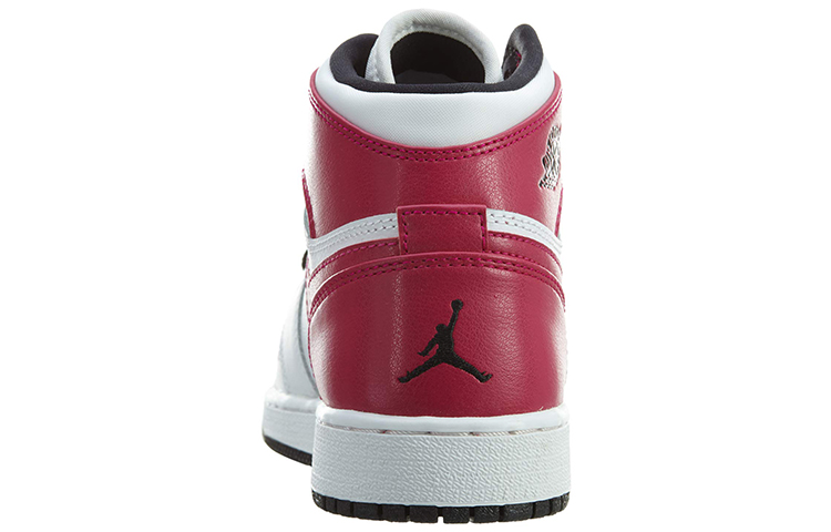 Кроссовки Jordan Air Jordan 1 Retro (бело-розовый) — фото 5