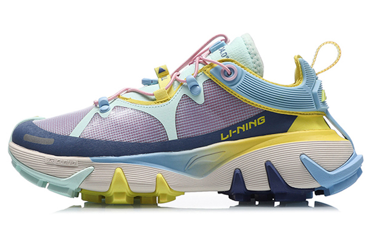 Li Ning Wu Xing 1 Low top Basketball Shoes Women’s Purple Blue Yellow