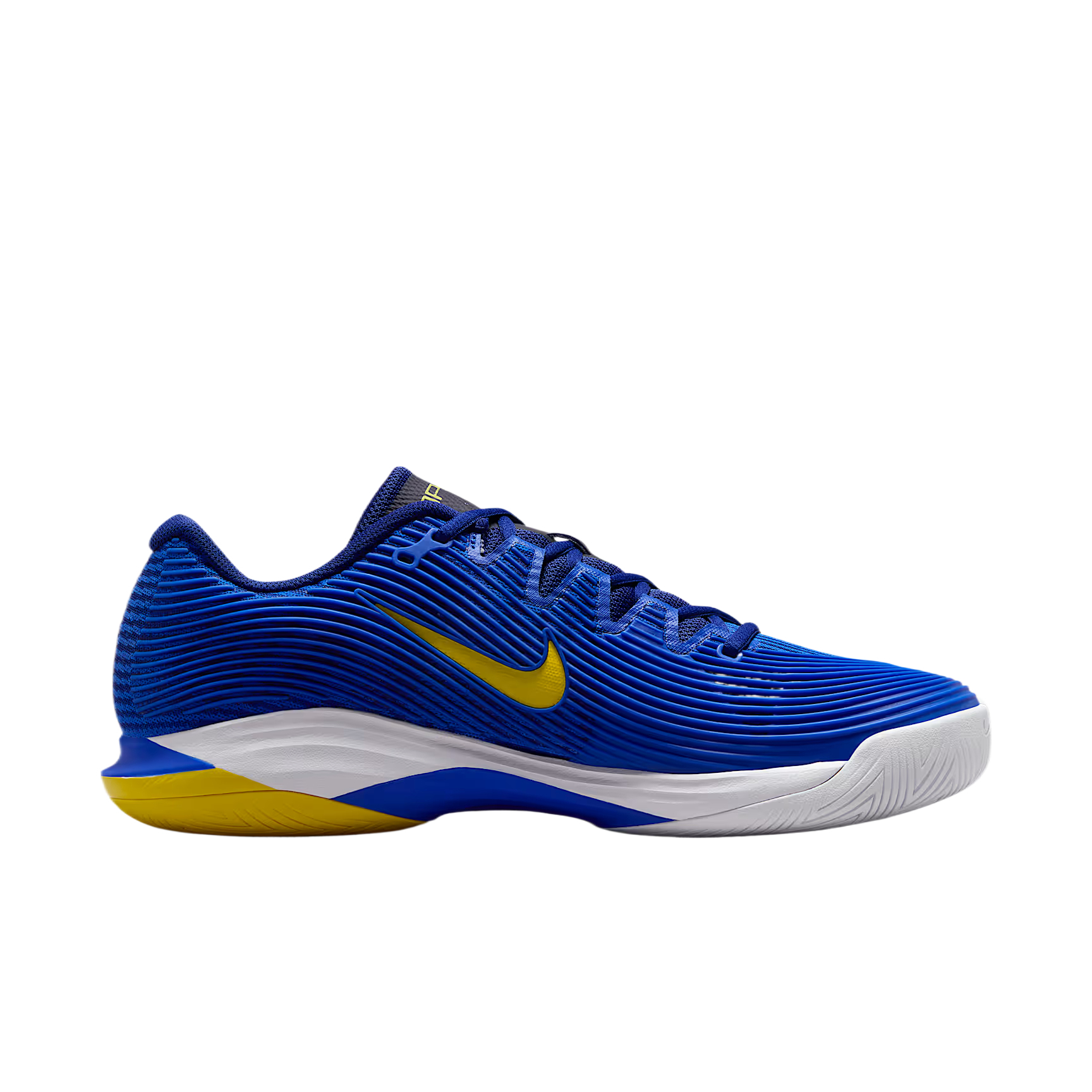 Nike Vapor 12 Fabric Abrasion Resistant Breathable Low top Tennis Shoes Men’s Blue Yellow