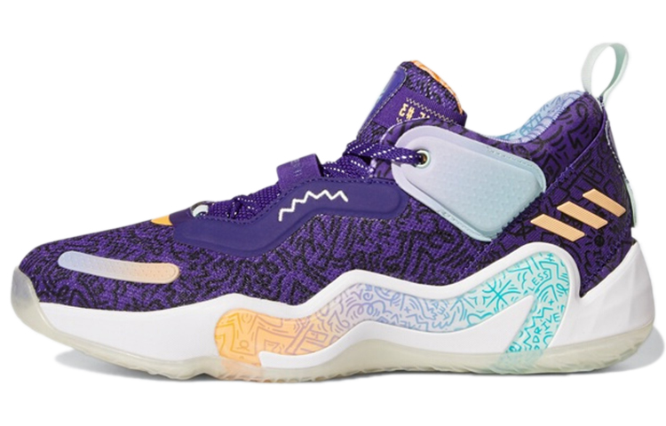 Мужские кроссовки adidas adidas D.O.N. Issue #3 TPU (фиолетовые)
