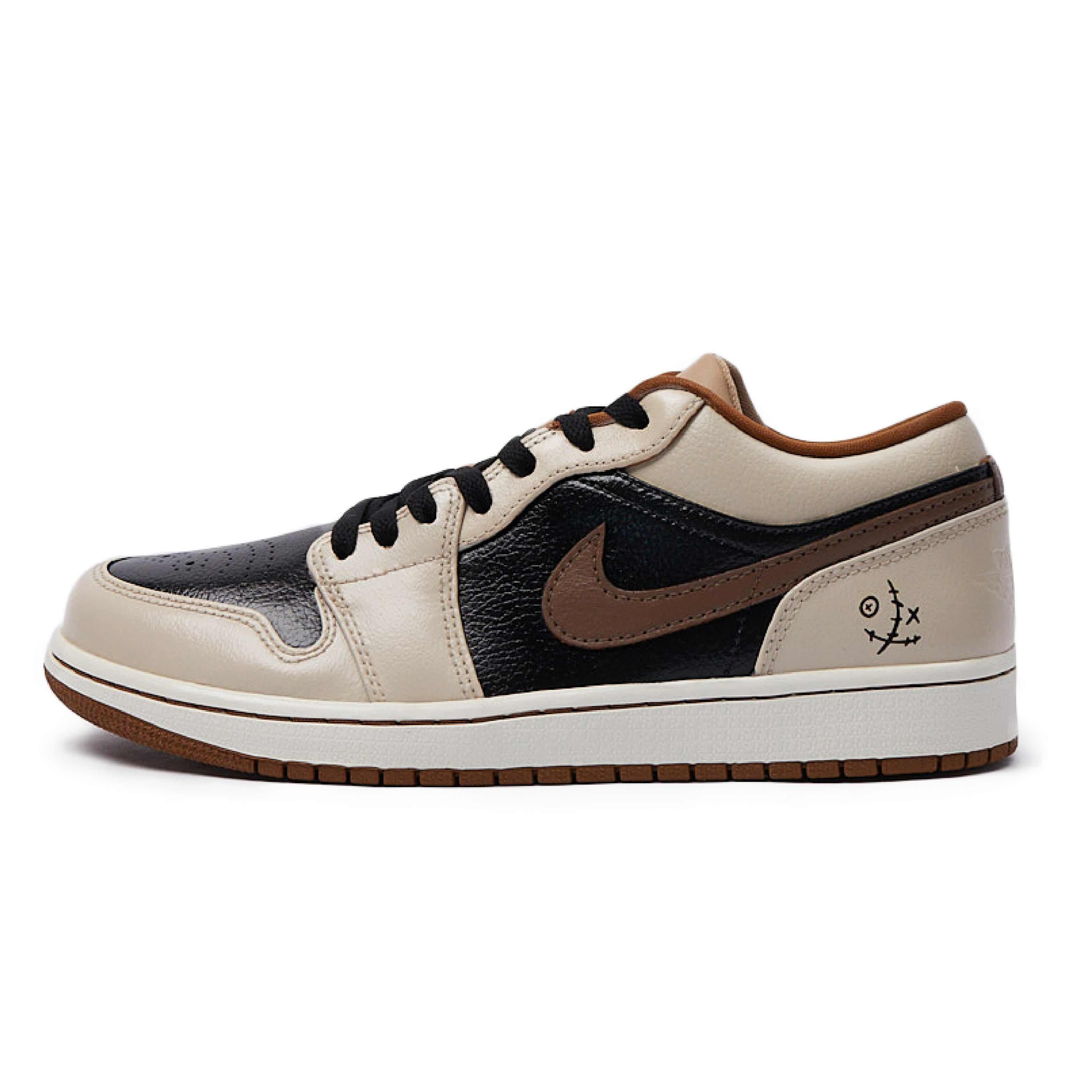 Jordan Air Jordan 1 Vintage Basketball Shoes Men’s Low Top Black/Brown