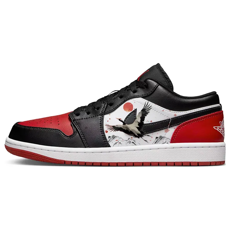 Jordan Air Jordan 1 Vintage Basketball Shoes Women's Low Top Red/White