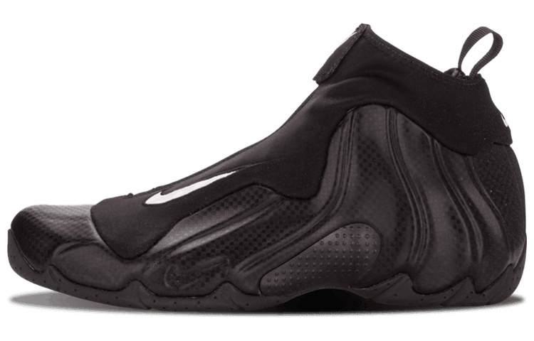 Nike Air Flightposite Carbon Fiber 2014 OG model mid-top retro basketball shoes men and women same style black