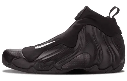 Nike Air Flightposite Carbon Fiber 2014 OG model mid-top retro basketball shoes men and women same style black