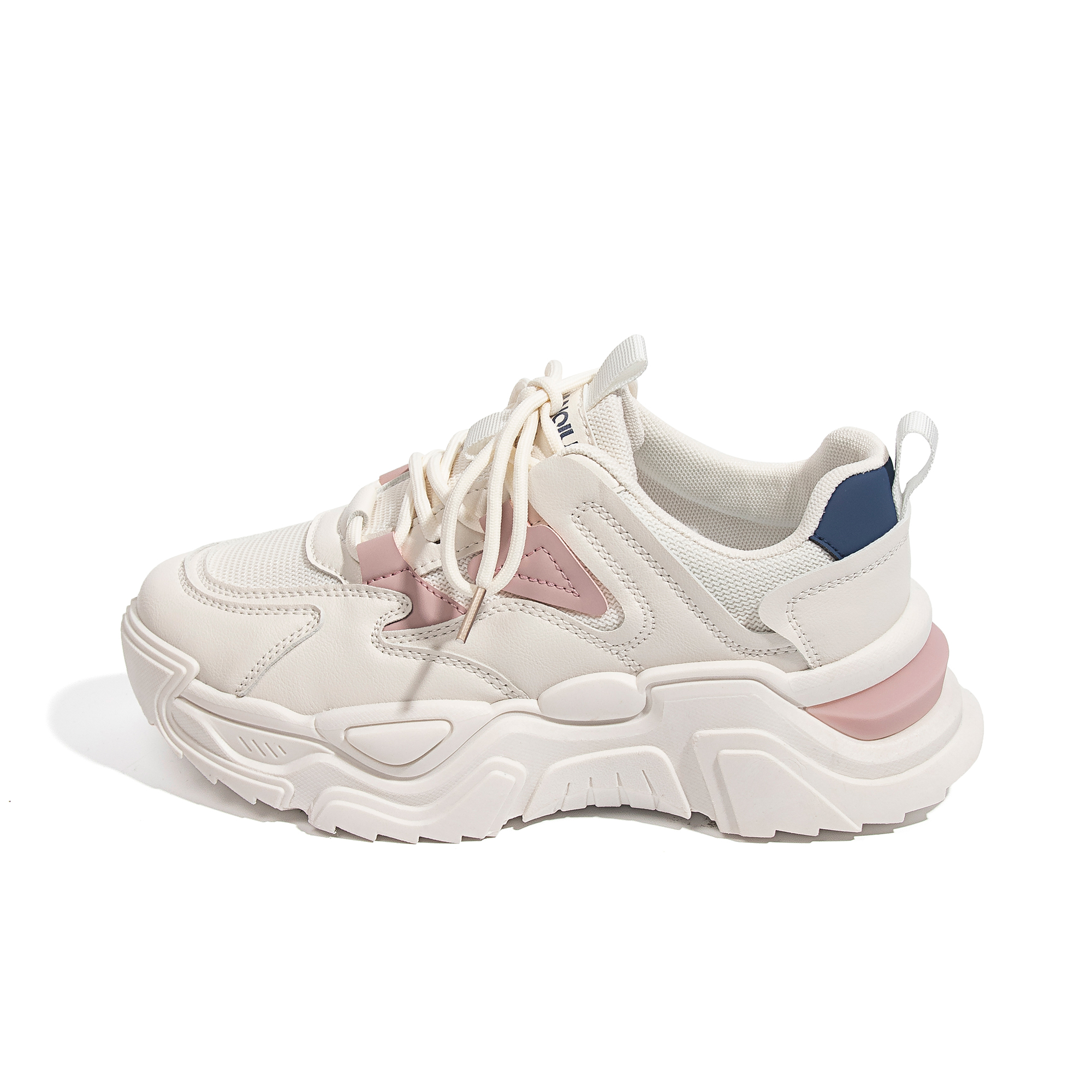 Global HUANQIU Casual Shoes Mesh Synthetic Leather Year of the Horse Limited Edition Plus Velvet Second Cotton Winter Fashion Versatile Sports Comfort Classic Wear-Resistant Breathable Breathable Wrapping Increased Warmth Low-top Dad Shoes Women's Style