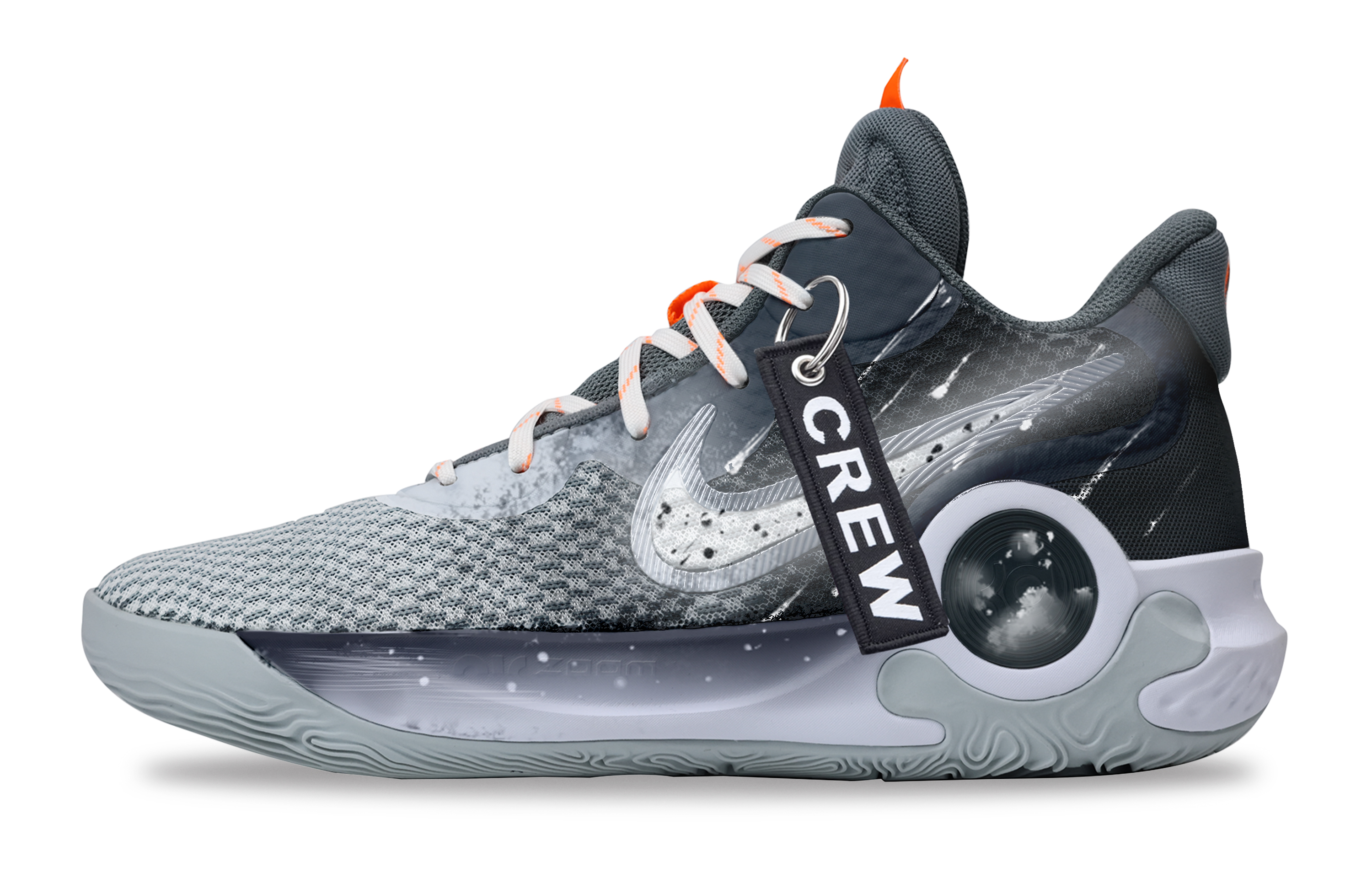 Nike KD Trey 5 IX Falling Star Black Box Fabric Cushioning Mid top Basketball Shoes Unisex Black