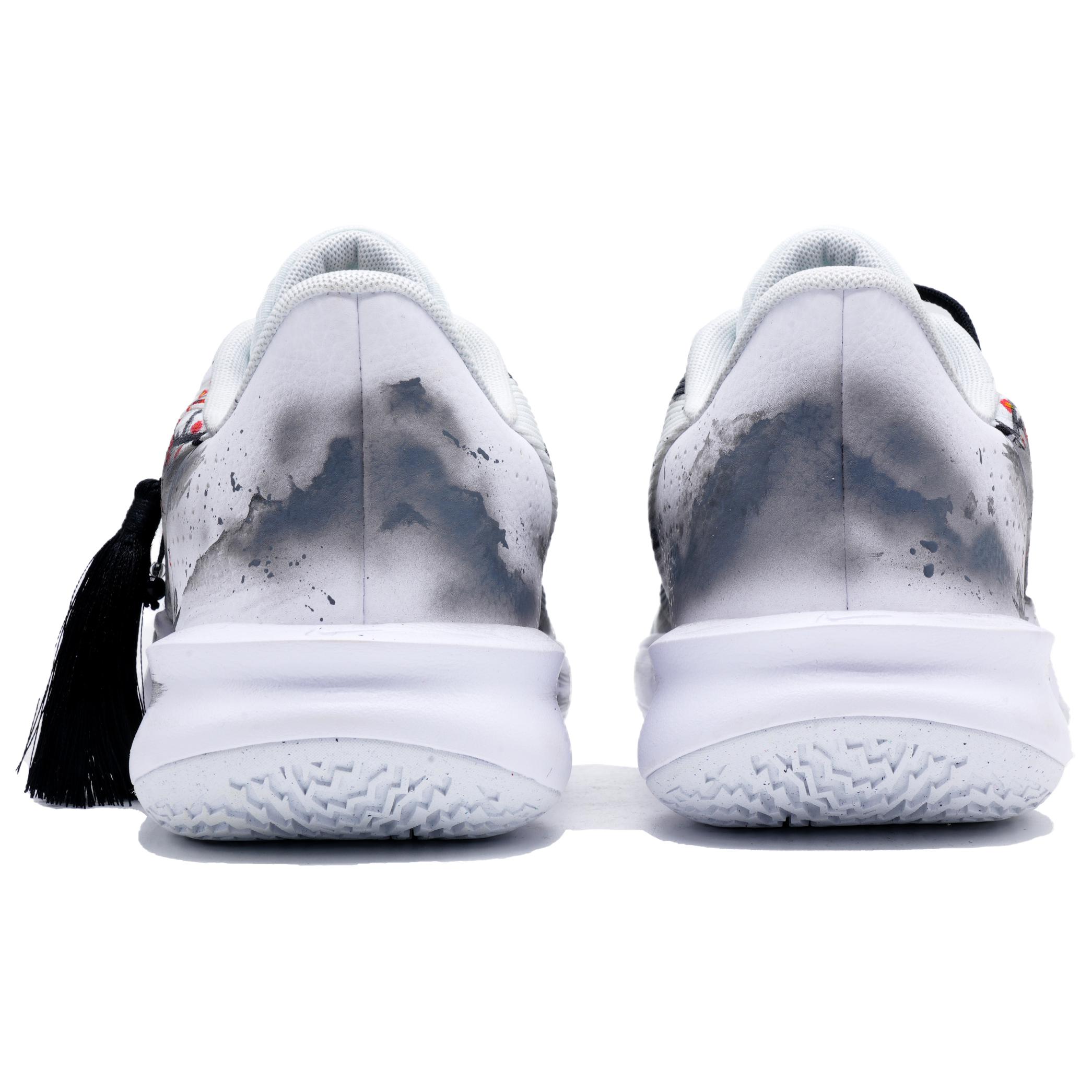 Nike Precision 7 Low top Basketball Shoes Unisex White Gray