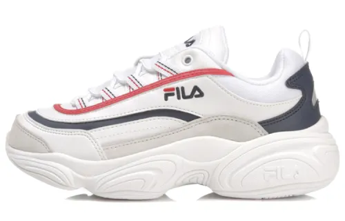 FILA Ray Series Chunky Sneakers White/Red/Black