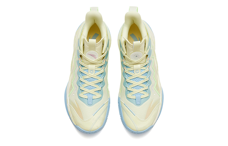 Anta Magic Cement Slip Resistant Abrasion Resistant Low top Basketball Shoes Men’s Yellow
