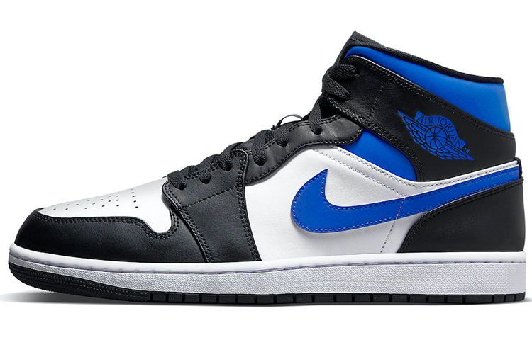 Jordan 1 Mid ‘White Black Racer Blue’