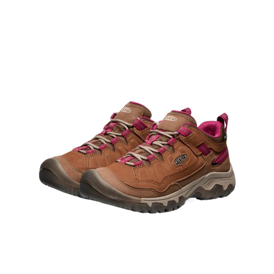 Keen Targhee 4 Slip Resistant Abrasion Resistant Low top Mountaineering Shoes Women’s Brown