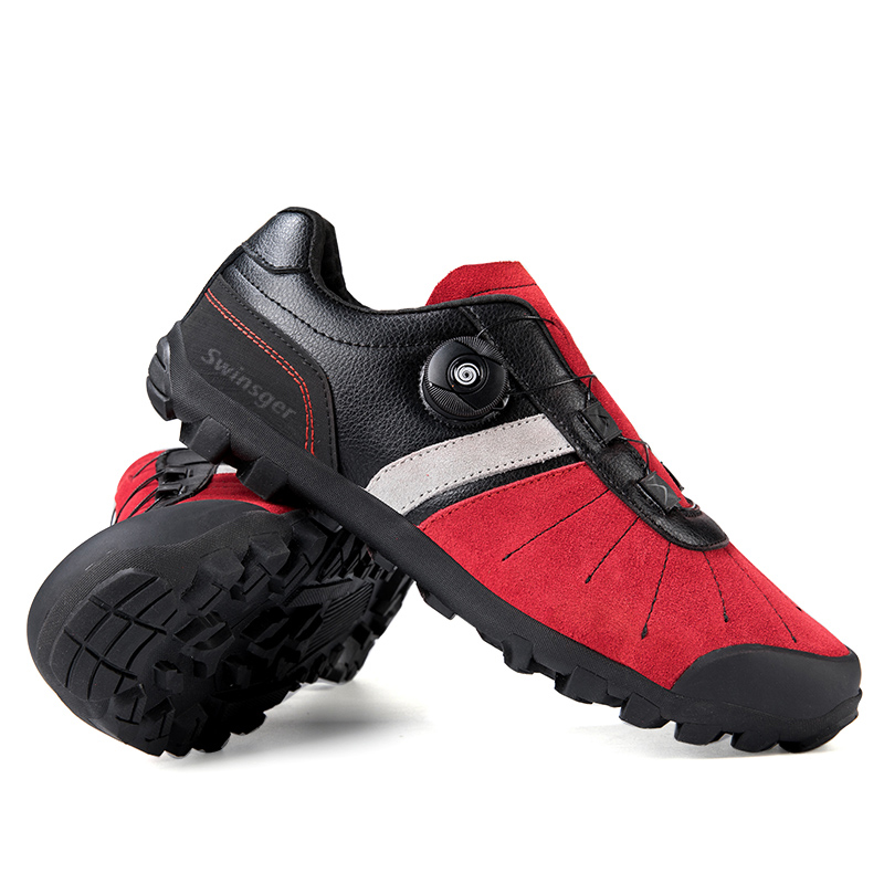 Swinsger Charm Fashion Cow Suede Cushioning Low top Mountaineering Shoes Men’s