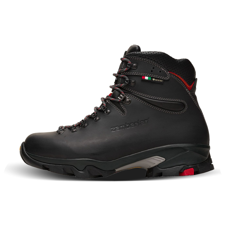 ZANBEILA Cow Leather Slip Resistant, Abrasion Resistant, Waterproof, And Breathable Mid top Mountaineering Shoes Men's