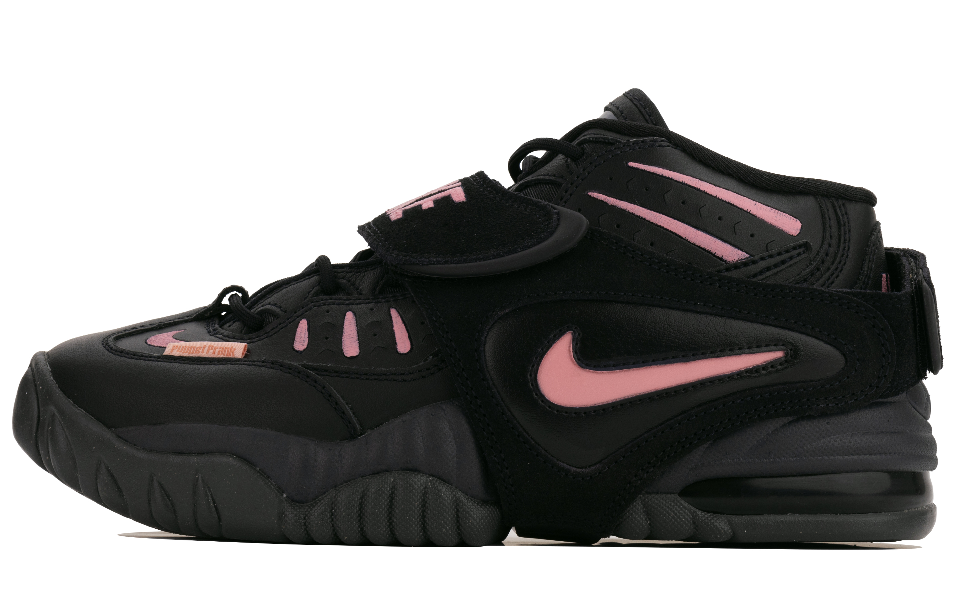 Nike Air Adjust Force Slip Resistant Abrasion Resistant Mid top Vintage Basketball Shoes Women’s Black Pink