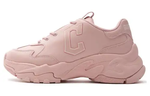 MLB Big Ball Chunky Cushioning, Wear Resistant Low top Chunky Sneakers Women's Pink