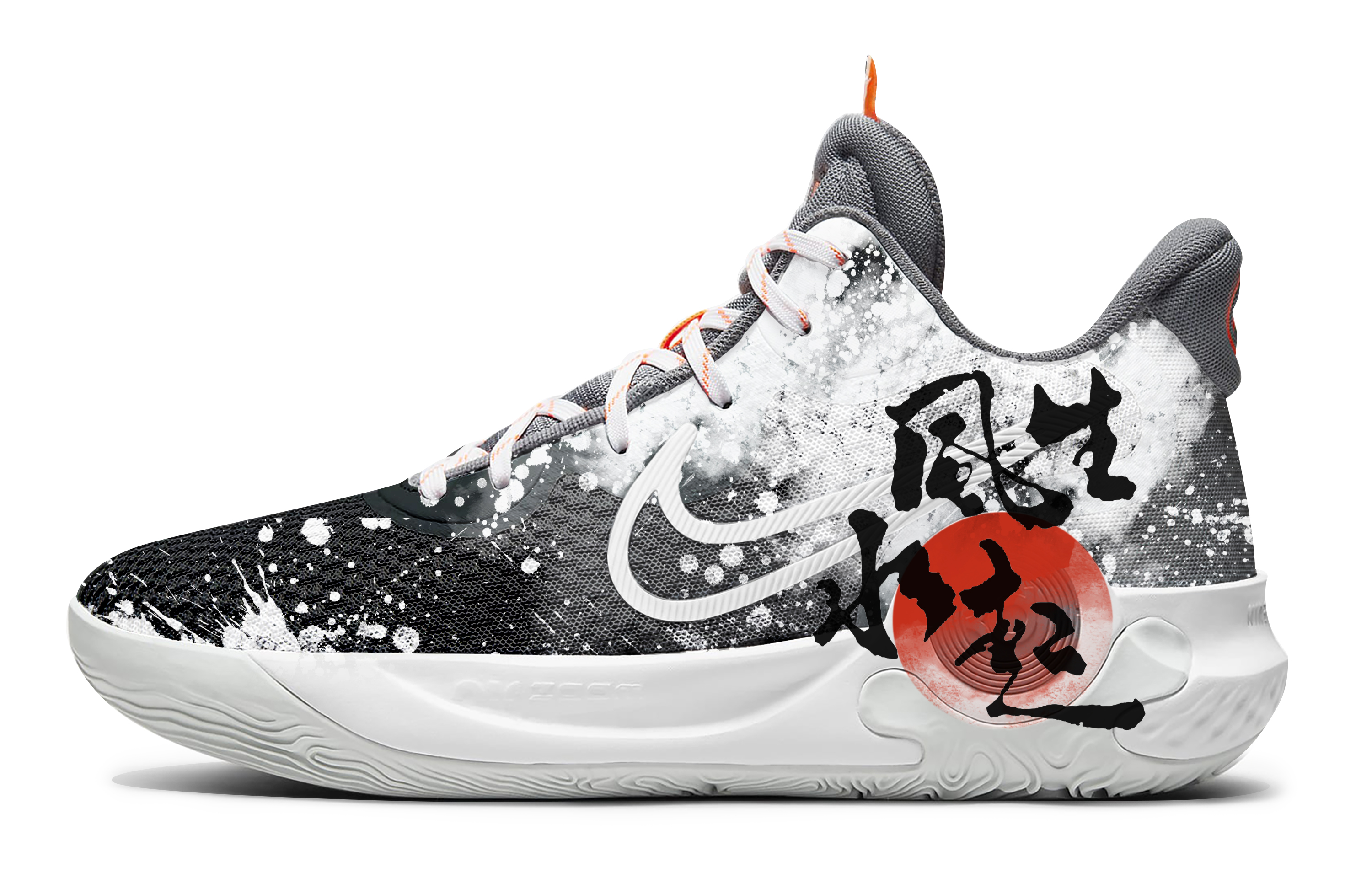 Nike KD Trey 5 IX Slip Resistant Abrasion Resistant Mid top Basketball Shoes Unisex Black