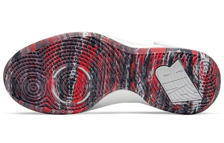 Мужские кроссовки Nike Air Versitile 4 (бело-черно-красные) — фото 6