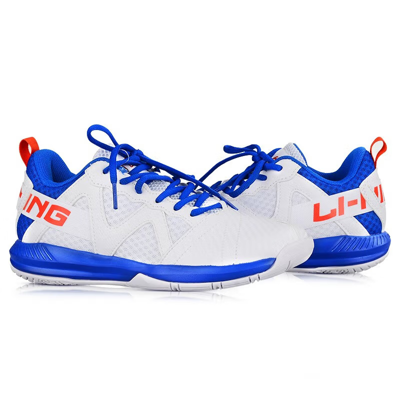 Li Ning Cushioning Slip Resistant Abrasion Resistant Breathable Coverage Support Low top Badminton Shoes Unisex