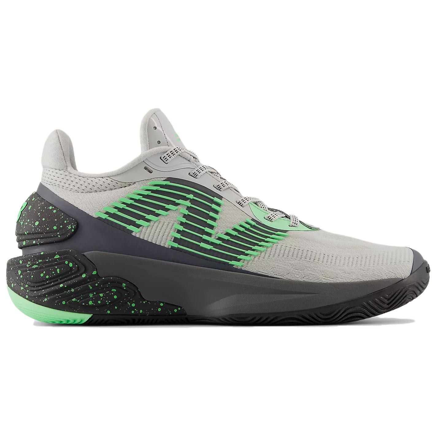 New Balance Two WXY V5 Mesh Low top Basketball Shoes Unisex Gray Green