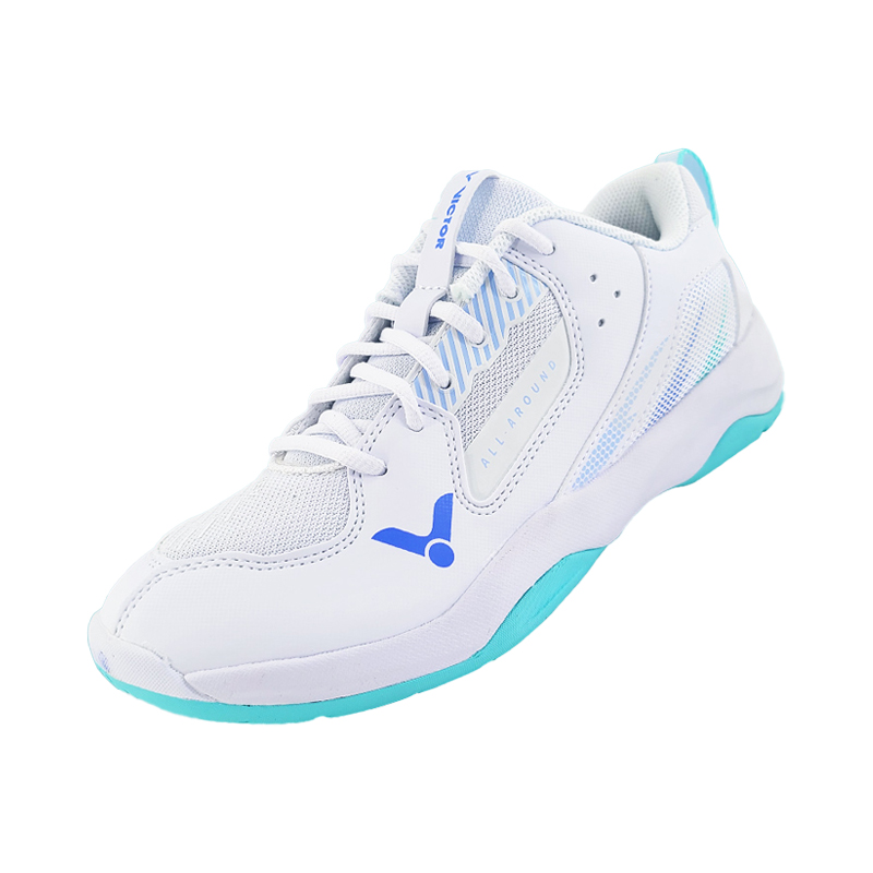 VICTOR Slip Resistant Abrasion Resistant Slip Resistant Abrasion Resistant Low top Badminton Shoes Unisex White Green