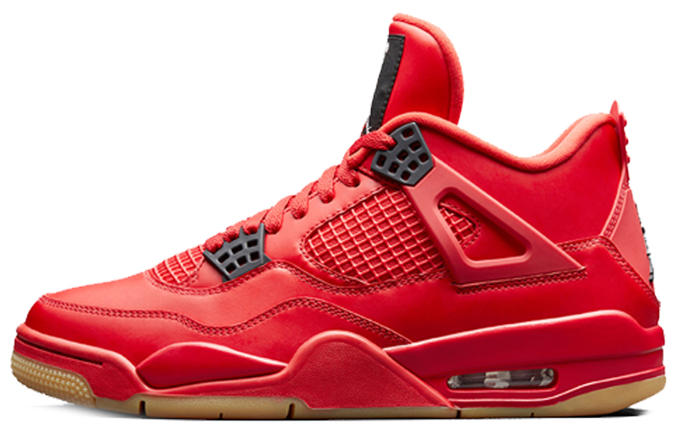 Женские кроссовки Jordan Air Jordan 4 retro (красные)