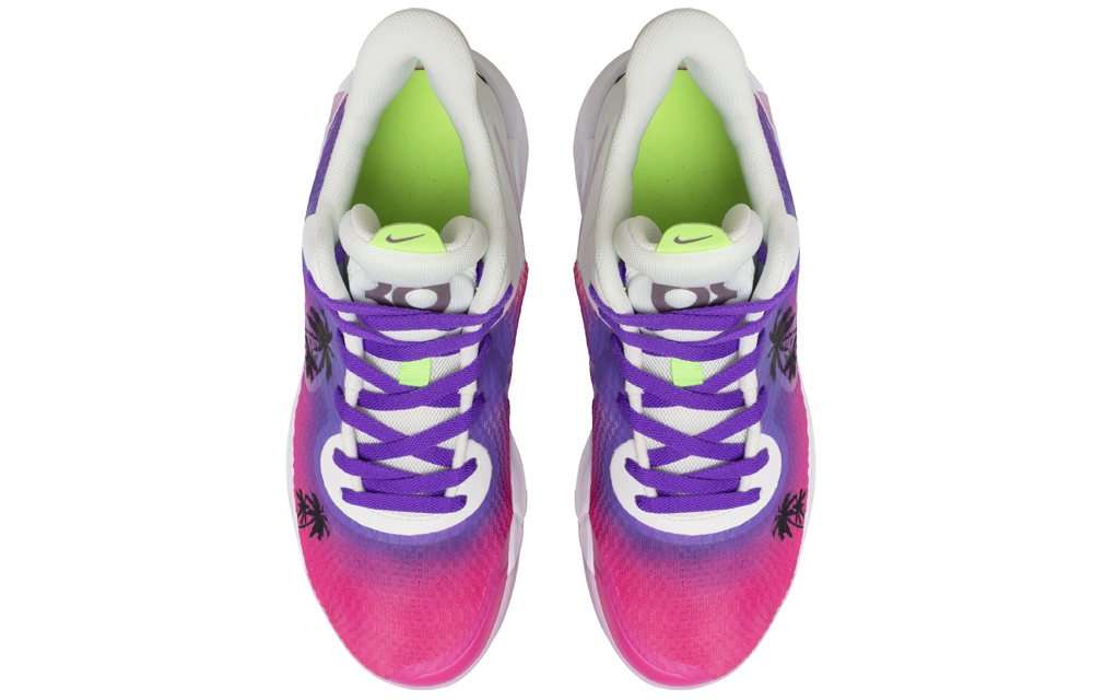 Nike KD Trey 5 IX EP Cushioning Slip Resistant Abrasion Resistant Low top Vintage Basketball Shoes Men’s Pink Purple