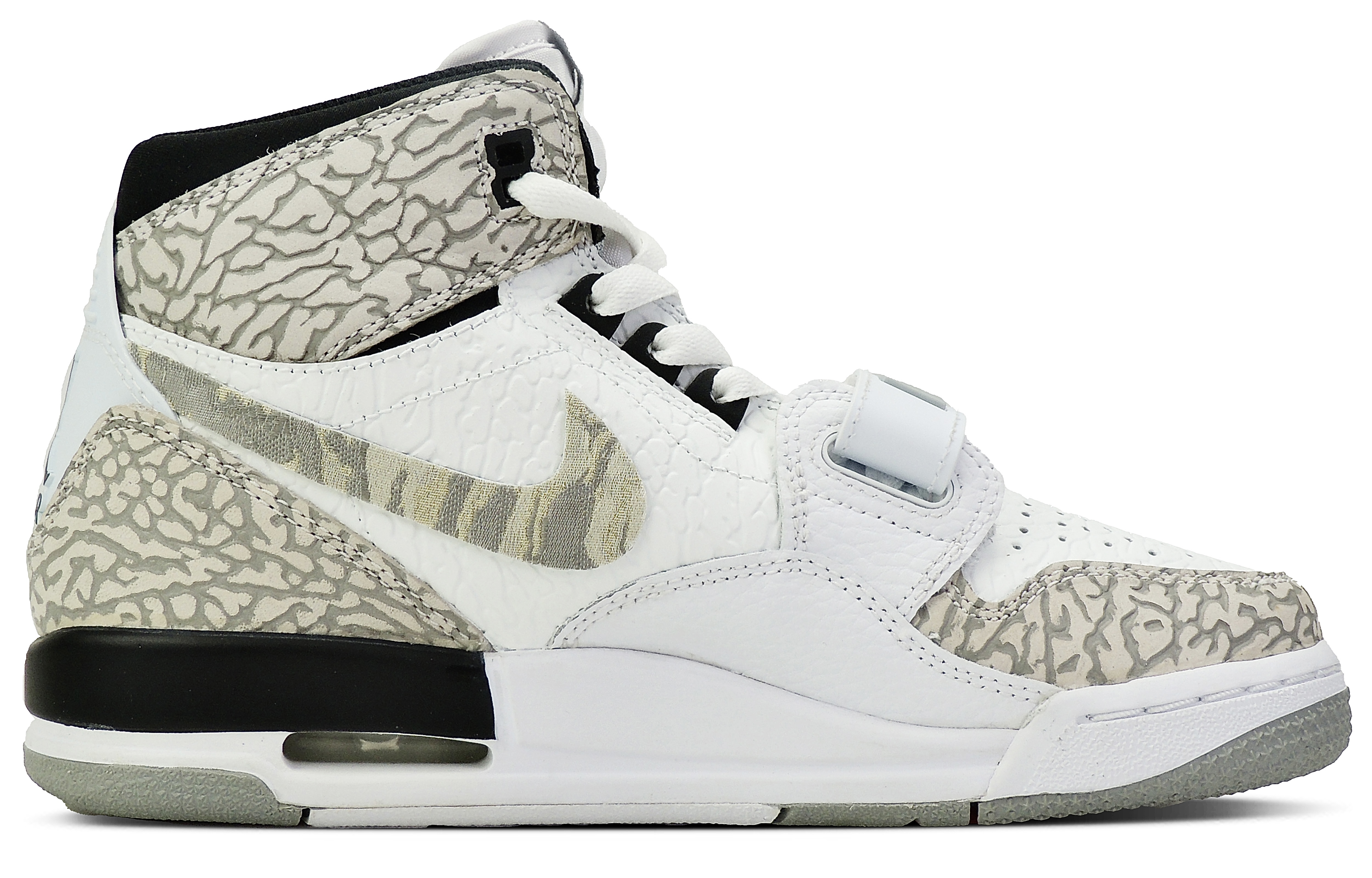 Jordan Legacy 312 Mist Shadow High top Vintage Basketball Shoes Women’s White Cement