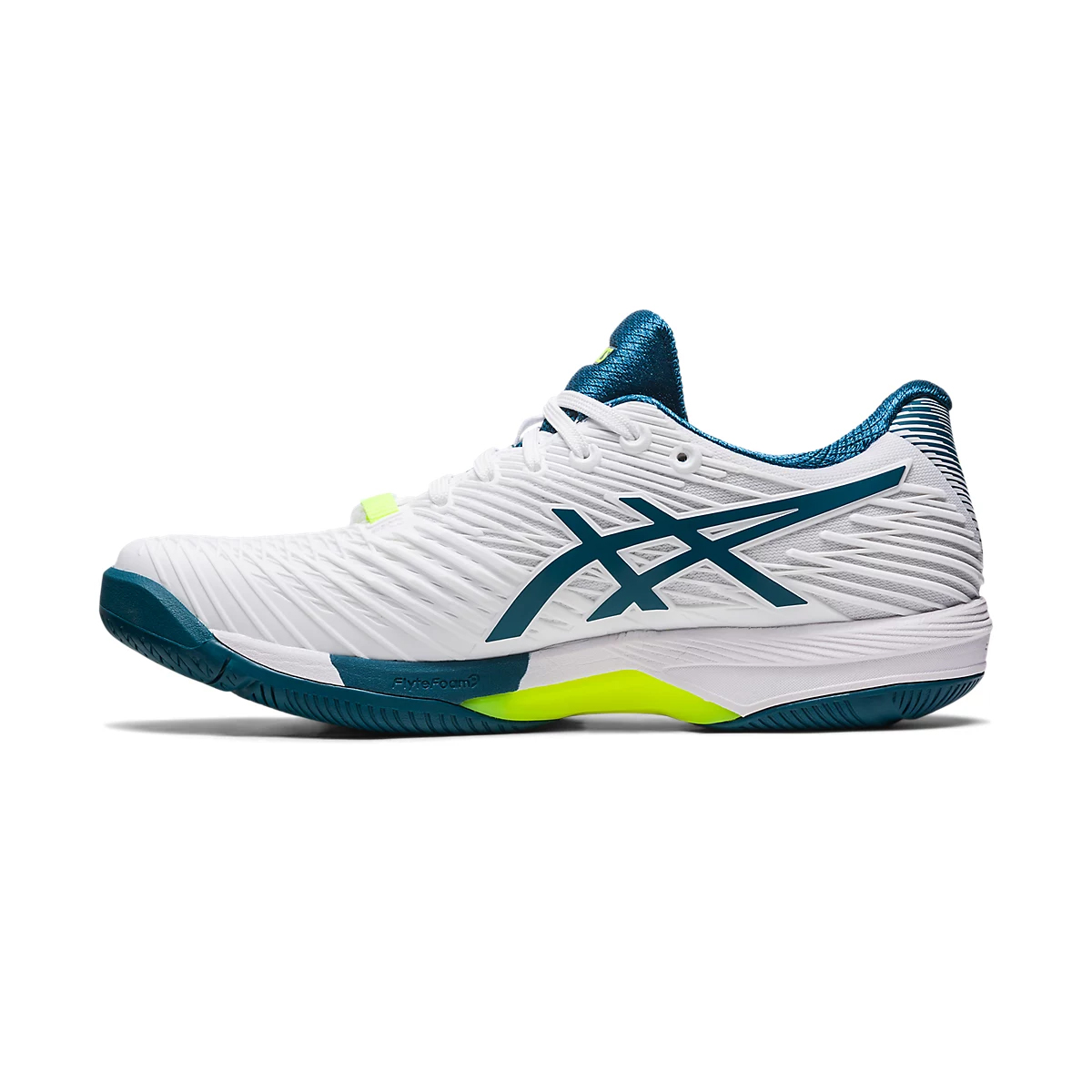 Asics Solution Speed FF 2 wear-resistant and breathable low-top tennis shoes men's white and green