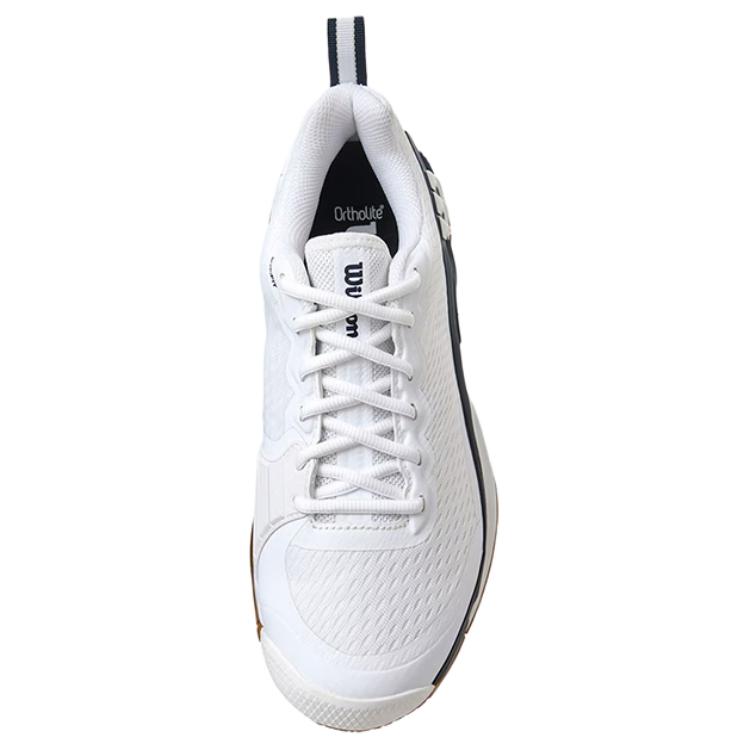 Wilson RUSH PRO 4.5 Slip Resistant Abrasion Resistant Coverage Support Low top Tennis Shoes Men’s White Blue