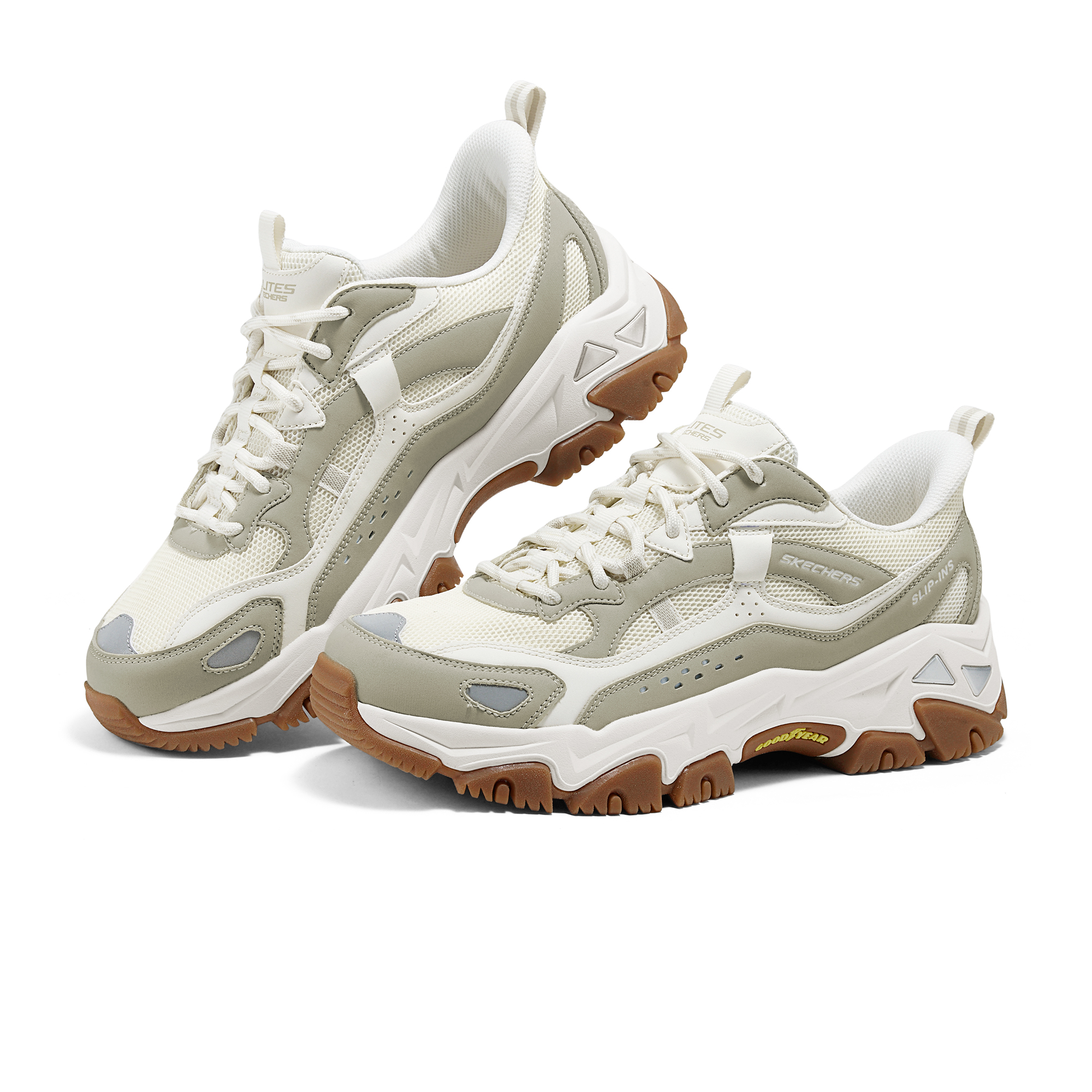 Skechers Abrasion Resistant Low top Chunky Sneakers Men’s Ivory