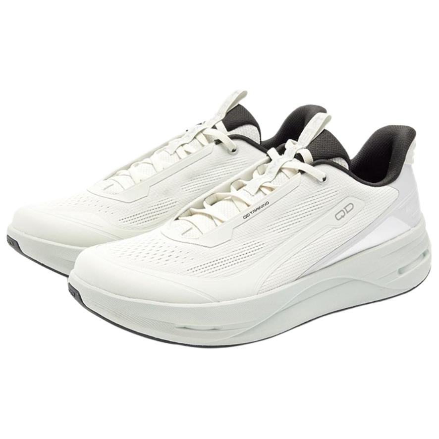 QIAODAN Cushioning Breathable Lightweight Low top Training Shoes Men’s Moon Reed Gray Green