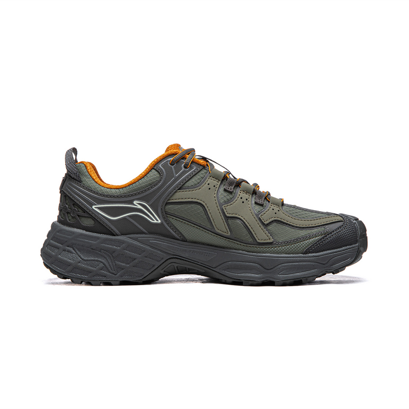 Li Ning Outdoor CF Tracing, Forest Shadow Outdoor Sports Low top Hiking Shoes Unisex Green