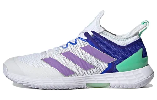 Adidas Adizero Ubersonic 4 Cloud White Violet Fusion Silver Metallic Women's