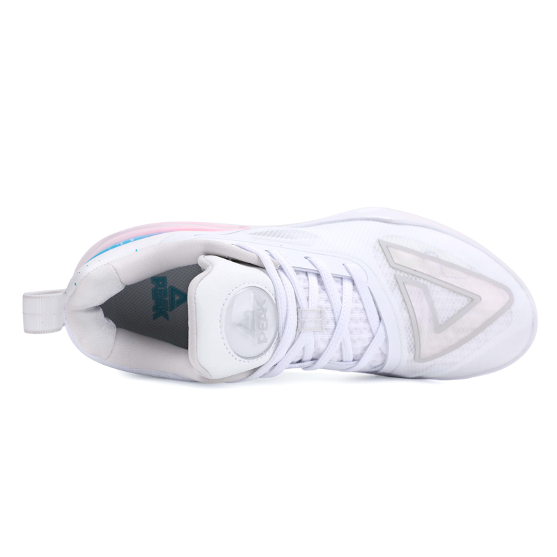 PEAK Taichi Triangle 3.0 Basketball Shoes Unisex Low Top Baymax/Elegant Blue