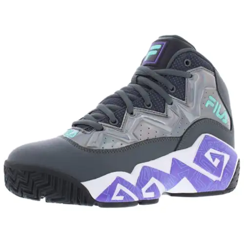 FILA Mashburn Abrasion Resistant Low top Basketball Shoes Men's Gray