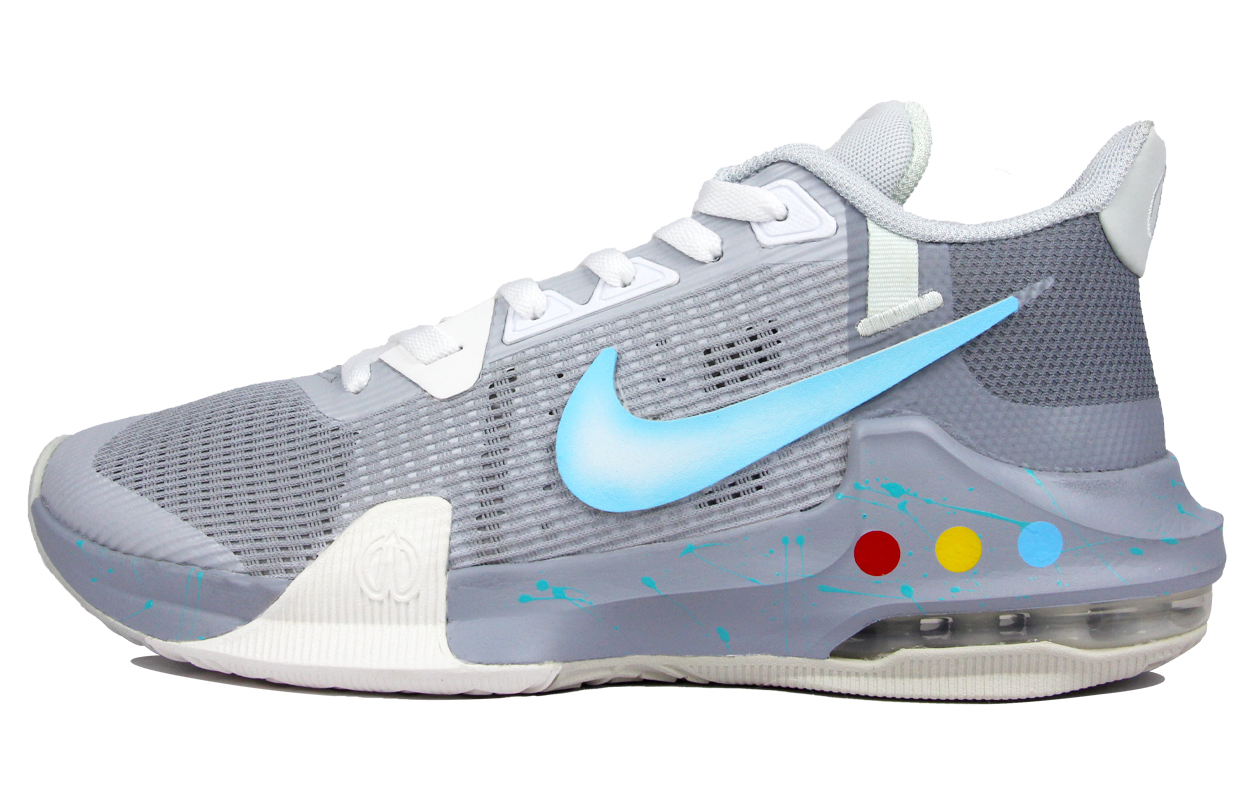 Nike Air Max Impact 3 Abrasion Resistant Abrasion Resistant Low top Basketball Shoes Men’s Gray Blue