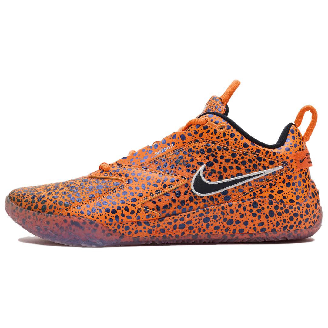 Nike HyperAce 3 Slip Resistant Abrasion Resistant Low top Training Shoes Unisex Orange
