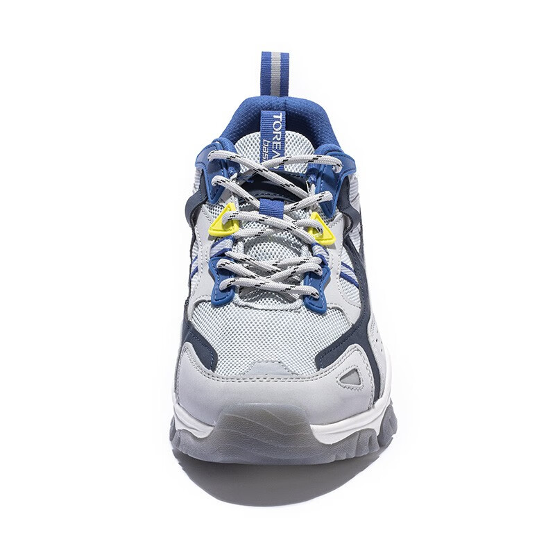 TOREAD Mountaineering & Hiking Shoes Men’s Low Top Premium Gray Navy Blue