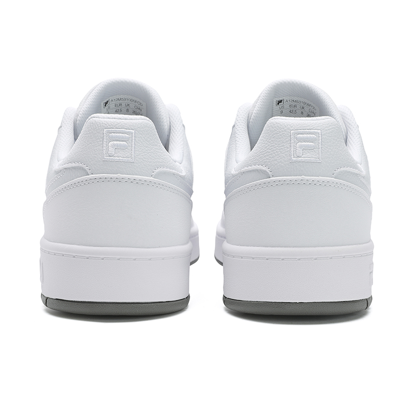 FILA TARGA 1+ Round Shield Shoes Breathable And Lightweight Low top Tennis Shoes Men’s Standard White